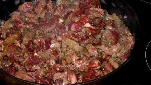 гуляш из баранины