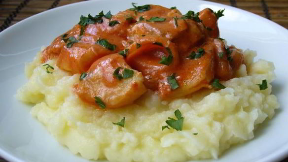 Рецепт Гуляш из индейки в мультиварке