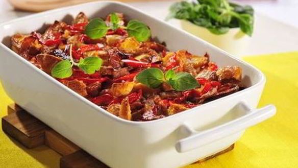 Рецепт Гуляш из куриного филе с овощами