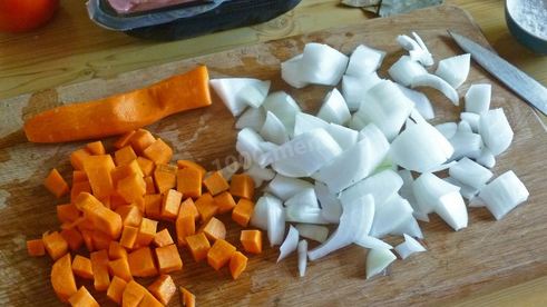 гуляш из куриной печени