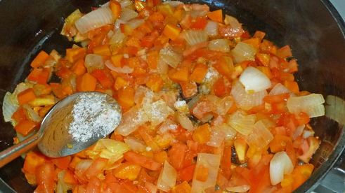 гуляш из куриной печени