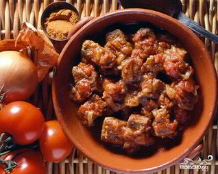 Гуляш из лосятины