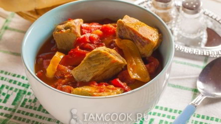 Рецепт гуляш из телятины