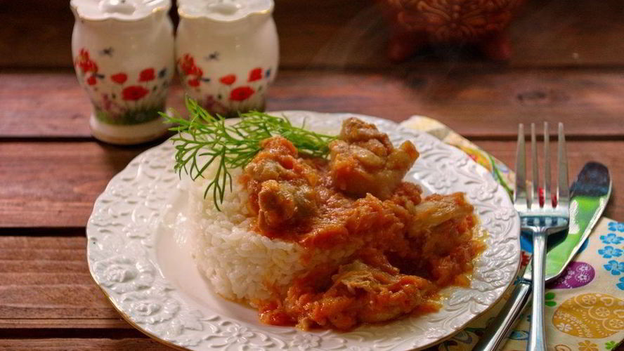 Рецепт гуляш куриный с подливкой