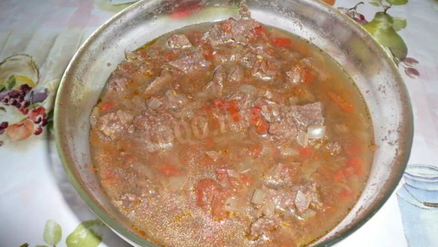 Рецепт гуляш по-венгерски в микроволновке