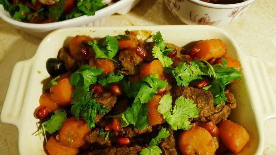 Рецепт гуляш с гранатом