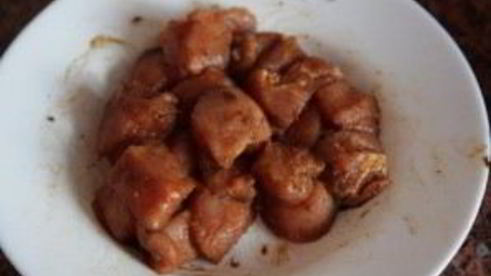 гуляш с грибами и мясом