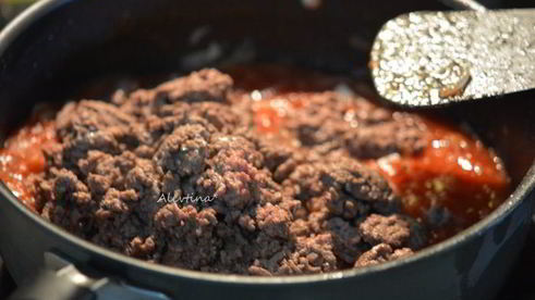 гуляш с пастой