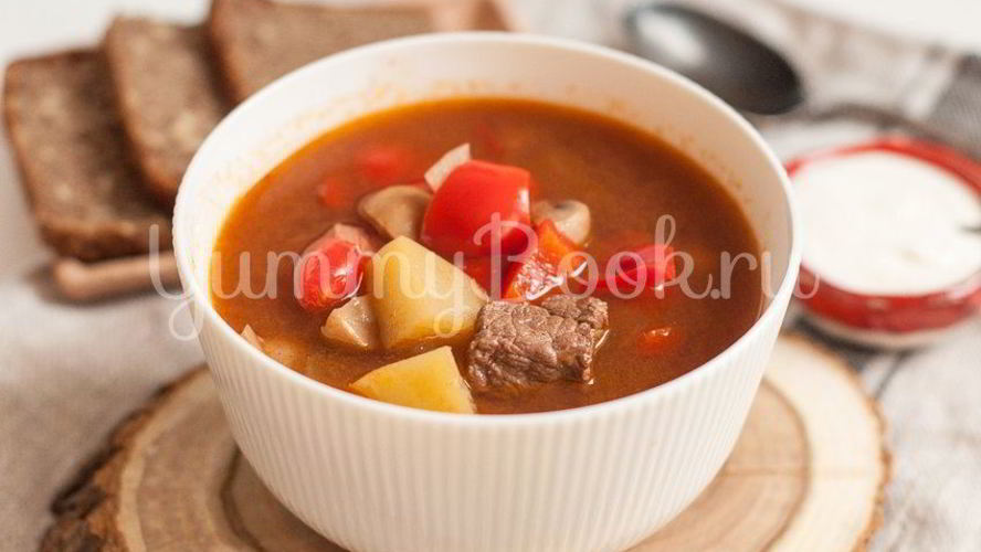 Рецепт гуляш в мультиварке