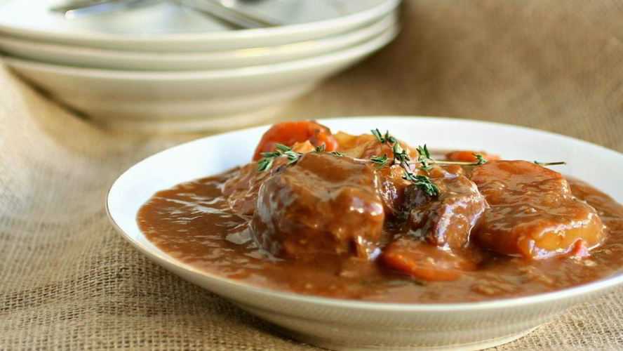 Рецепт спинной гуляш с морковью