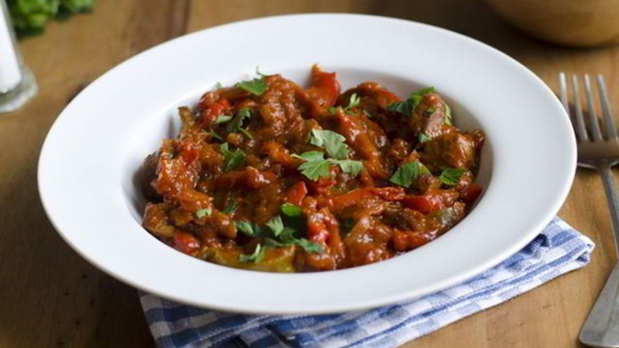 Рецепт экзотический гуляш из говядины