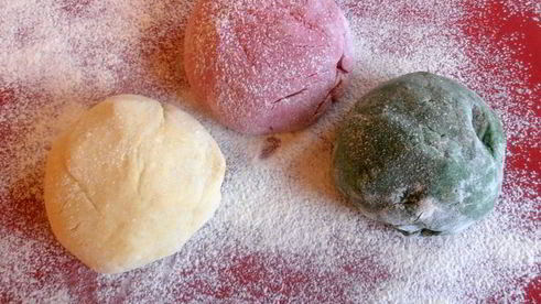 итальянские трехцветные ньокки — картофельные клецки