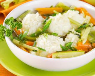 Картофельно-рисовые клецки