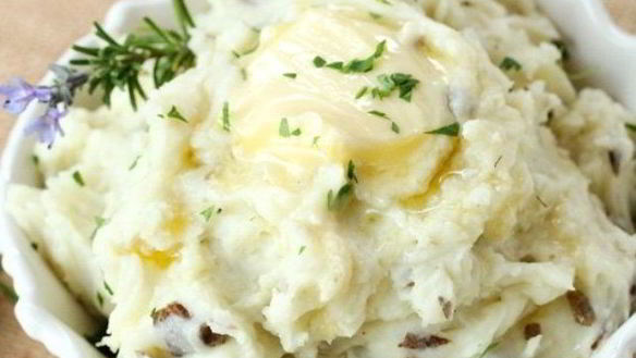 Рецепт Картофельное пюре с чесноком и сыром