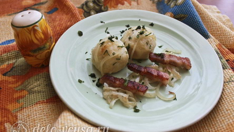 Рецепт картофельные клецки