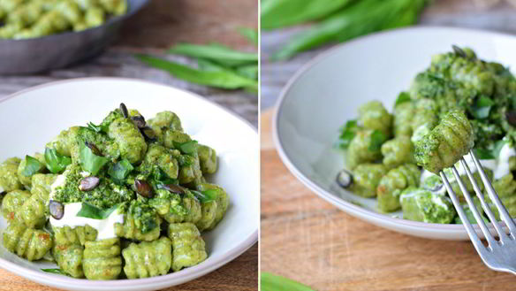 Рецепт Картофельные ньокки с черемшой