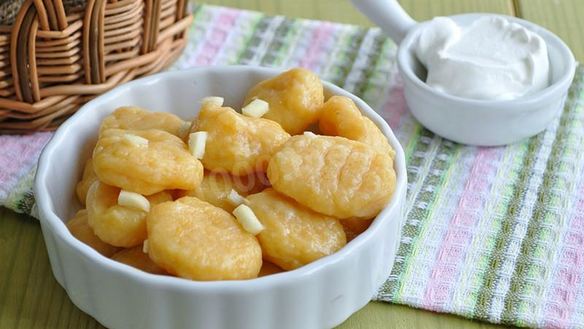Рецепт Картофельные ньокки с тыквой