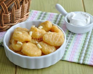 Картофельные ньокки с тыквой