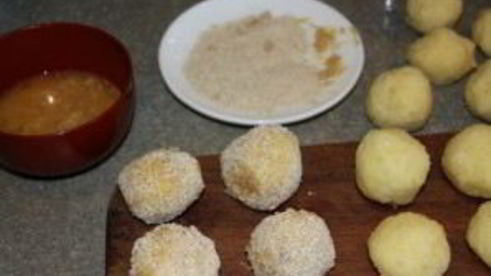 картофельные шарики из пюре