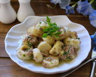 Клецки с тунцом