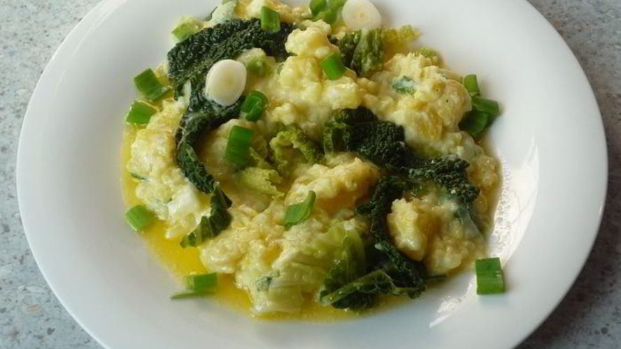 Рецепт колканнон — ирландское картофельное пюре с савойской капустой