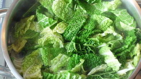 колканнон — ирландское картофельное пюре с савойской капустой