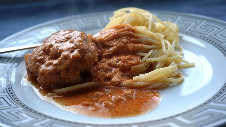 Рецепт гречаники с соусом