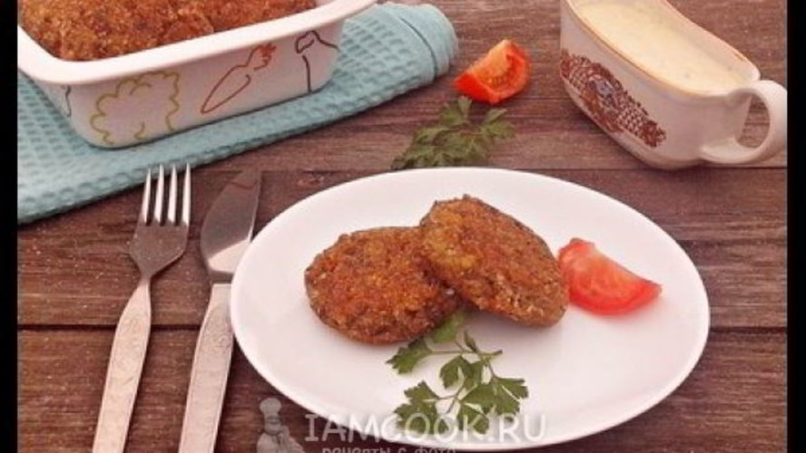 Рецепт грибные котлеты