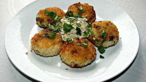 картофельные котлеты с щавелем