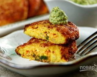 Картофельные котлеты с яйцом