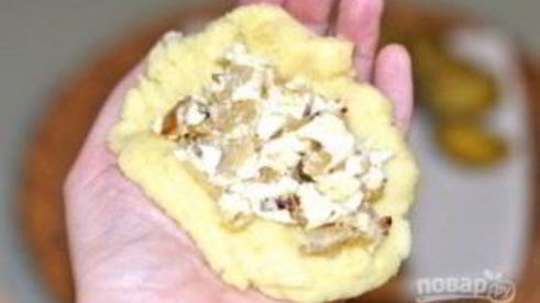 картофельные котлеты с яйцом