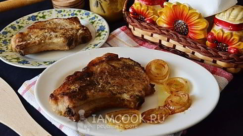 котлета свиная на кости