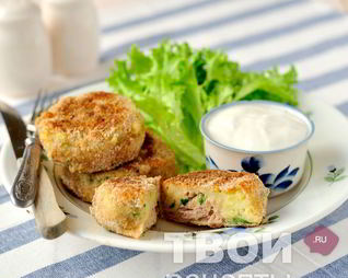 Котлетки из картофеля и тунца