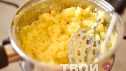 котлетки из картофеля и тунца