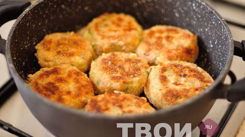 котлетки из картофеля и тунца
