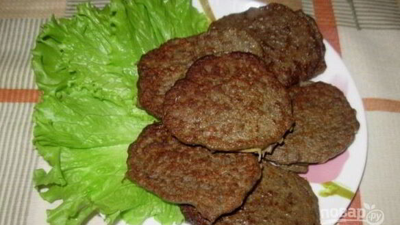 Рецепт Котлеты из говяжьей печени