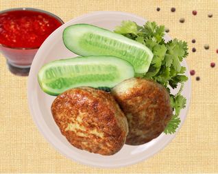 Котлеты из икры трески