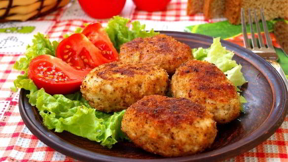 Рецепт Котлеты из индейки с овощами