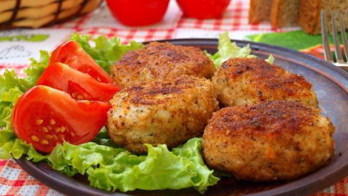 котлеты из индейки с овощами