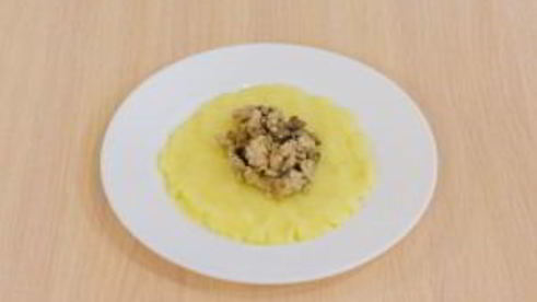 котлеты из картофеля с фаршем и грибами