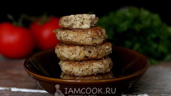 Рецепт Котлеты из консервов сардины с рисом и картошкой