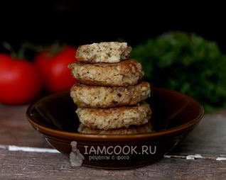 Котлеты из консервов сардины с рисом и картошкой