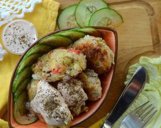 Котлеты из крабовых палочек