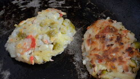 котлеты из крабовых палочек