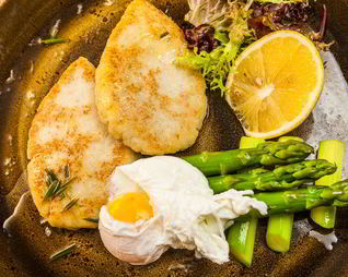 Котлеты из судака с польским соусом