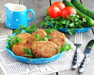 Котлеты из свежемороженой скумбрии