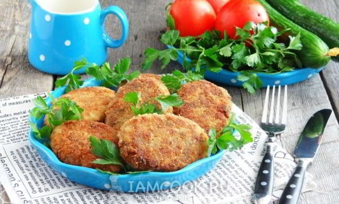 Котлеты из свежемороженой скумбрии