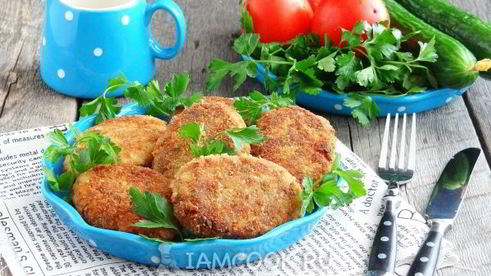 котлеты из свежемороженой скумбрии