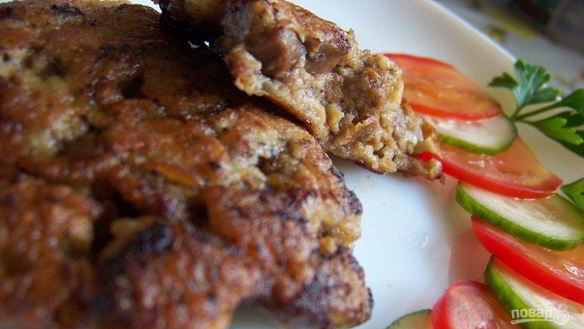 Рецепт Котлеты из свиной печени