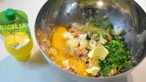 котлеты из тунца